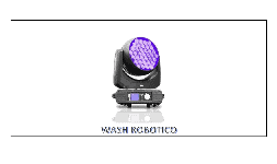 Iluminación Wash Robótico