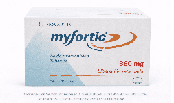 Ácido micofenólico (Myfortic) 360 mg Caja con 50 tabletas