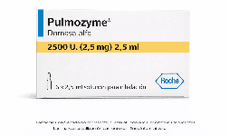 Alfa-dornasa fibrosis quística (Pulmozyme) 2.5 mg/ 2.5 mL Caja con 6 ampolletas
