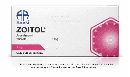 Anastrozol (Zoitol) 1 mg Caja con 28 tabletas