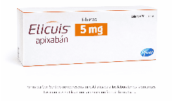 Apixaban (Elicuis) 5 mg Caja con 60 tabletas