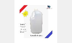 GARRAFA CUADRADA DE PLÁSTICO 1 L CON TAPA ROSCA 28