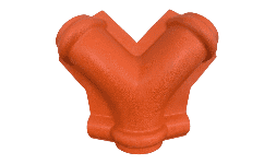 Teja de PVC Cumbrero 3 Vías