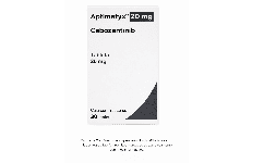 Cabozantinib 20 mg Frasco con 30 tabletas Para qué sirve