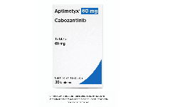 Cabozantinib 60 mg Frasco con 30 tabletas