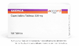 Capecitabina (Skemca) 500 mg Caja con 120 tabletas