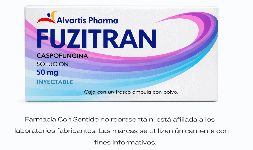 Caspofungina (genérico de Cancidas) 50 mg Frasco ámpula