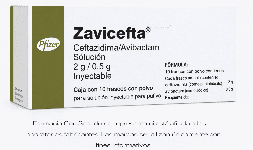 Ceftazidima, avibactam 2 g/ 0.5 g Frasco ámpula Venta de