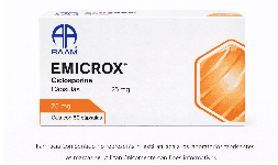 Ciclosporina 25 mg Caja con 50 cápsulas