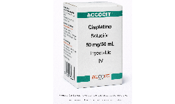 Cisplatino 50 mg /50 mL Solución inyectable Para qué sirve