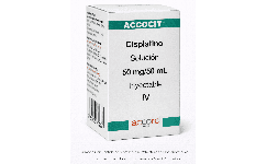 Cisplatino (genérico de Platinol) 50 mg /50 mL Solución inyectable