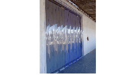 Cortinas hawaianas armadas a la medida para división de áreas