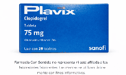 Clopidogrel 75 mg Caja con 28 tabletas Precio