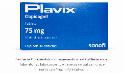 Clopidogrel 75 mg Caja con 28 tabletas Proveedor