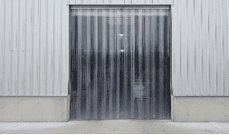 Cortinas hawaianas para almacenes y división de áreas