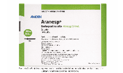 Darbepoetina alfa inyectable 40 mcg/ 0.4 mL Caja con cuatro jeringas prellenadas