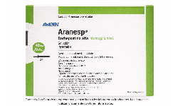 Darbepoetina alfa inyectable 40 mcg/ 0.4 mL Caja con cuatro jeringas prellenadas Precio