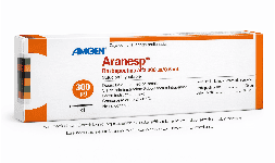 Darbepoetina alfa inyectable 300 mcg/ 0.6 mL Caja con cuatro jeringas prellenadas Costo de 