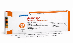 Darbepoetina alfa inyectable 300 mcg/ 0.6 mL Caja con cuatro jeringas prellenadas En México