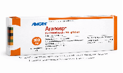 Darbepoetina alfa inyectable 300 mcg/ 0.6 mL Caja con cuatro jeringas prellenadas Proveedor