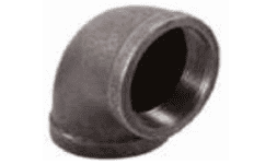 Codos de hierro maleable a 90°