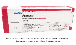 Darbepoetina alfa inyectable 500 mcg/1 mL Caja con cuatro jeringas prellenadas Efectos secundarios