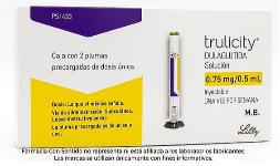 Dulaglutida 0.75 mg /0.5 mL Jeringa prellenada En México