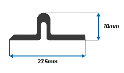 Perfil de Aluminio Adaptador XX