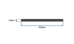 Perfil de Aluminio Solera de 1