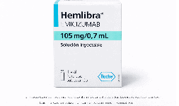Emicizumab 105 mg/ 0.7 mL Caja con 1 vial Efectos secundarios