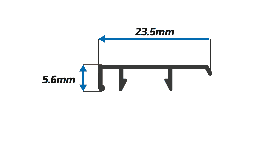 Perfil de Aluminio Mosquitero 1