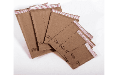 Sobres de papel kraft Jiffy con burbuja de 3/16