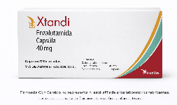 Enzalutamida 40 mg Caja con 120 tabletas Genérico
