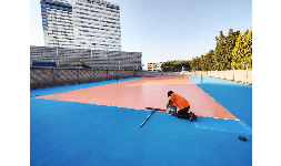 Recubrimientos acrílicos base agua para canchas deportivas