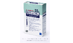 Etanercept 25 mg/ mL Caja con cuatro jeringas prellenadas En Puebla