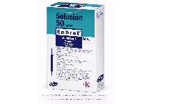 Etanercept 50 mg/ mL Caja con dos jeringas prellenadas Efectos secundarios
