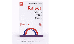 Gefitinib (genérico de Iressa) 250 mg Caja con 30 tabletas