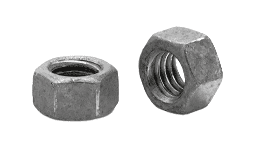 Tuercas hexagonales galvanizadas inmersión en caliente