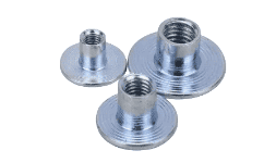 Tuercas T base redonda galvanizada