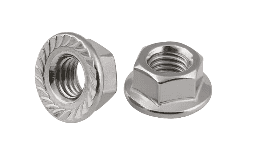 Tuercas flange galvanizadas