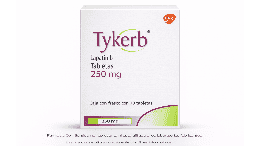 Lapatinib (Tykerb) 250 mg Caja con 70 tabletas