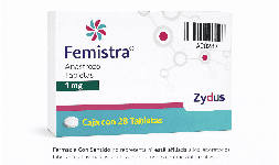 Anastrozol (genérico de Arimidex) 1 mg Caja con 28 tabletas