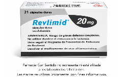 Lenalidomida 20 mg Caja con 21 tabletas