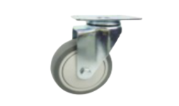 Rodajas giratorias con placa, llanta gris IEFPGGRISTER2 2