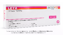 Letrozol 2.5 mg Caja con 30 tabletas Efectos secundarios