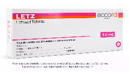 Letrozol 2.5 mg Caja con 30 tabletas Proveedor