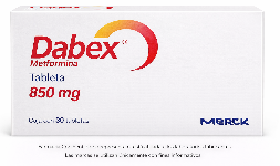Metformina 850 mg Caja con 30 tabletas En México