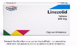 Linezolid (genérico de Zyvox) 600 mg Caja con 10 tabletas