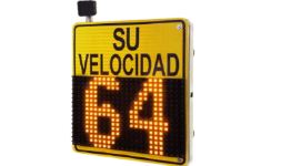 Detector de placas para patrullas y cruceros con pantalla led