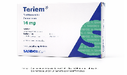 Teriflunomida (genérico de Aubagio) 14 mg Caja con 28 tabletas